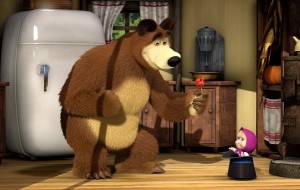 Masha e Orso - la favola Russa Immagine tratta da un episodio di Masha e Orso