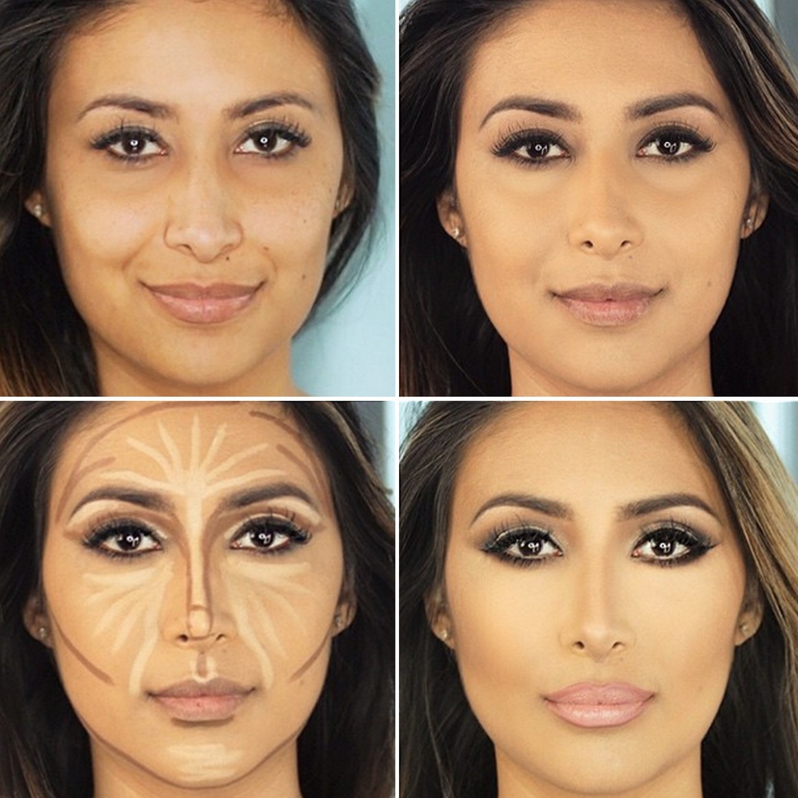 Contouring cos'è e perché non bisogna abusarne. Credits @makeup_lovertop